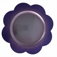 Assiettes de présentation de luxe en plastique de 13 pouces de haute qualité, motif personnalisé, durables et réutilisables pour mariages, anniversaires, dîners, hôtels et usage domestique
