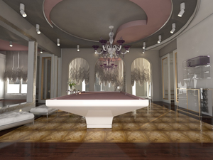 Hiện đại màu trắng hồ bơi bảng thiết kế sang trọng Trung Quốc 8 bóng hồ bơi bảng để bán - Product Image 6