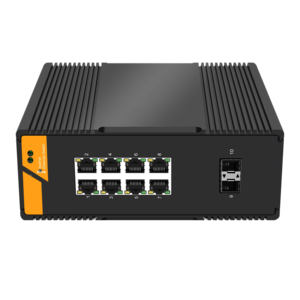Commutateur Ethernet LAN industriel GIANTECH Gigabit 10 ports 10/100/1000 Mbps 2XSFP Half-Duplex POE QoS VLAN GT-G0208 personnalisé - Product Image 1