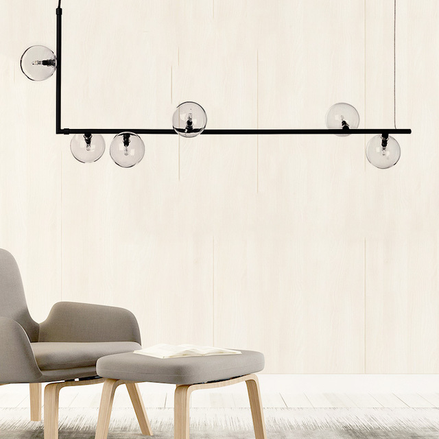 Modern Minimalist Creative Glass Pendant Light for Dining Room, Living Room and Bedroom Designer Lighting