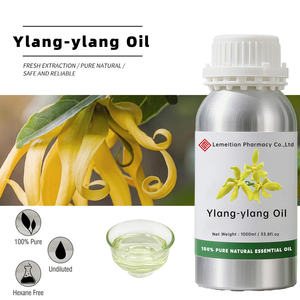 Organik Ylang Ylang uçucu yağ vücut seks masaj yağı için seks cilt bakımı Aroma sabun mum için % 100% doğal Ylang yağı - Product Image 1