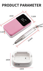 85W ricaricabile senza spazzole 35000 RPM senza spazzole motore trapano E File per Manicure professionale salone - Product Image 4