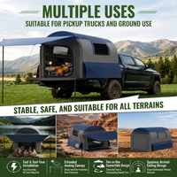 Tente de camping gonflable amovible pour benne de pick-up, 5 personnes, légère et imperméable, idéale pour les voyages et la randonnée – Offre spéciale