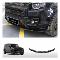 Zhous Design Auto Parts Accessoires Extérieurs de Voiture Lame de Pare-chocs Avant pour Land Rover New Defender 90 110 130 L663 Kit Carrosserie