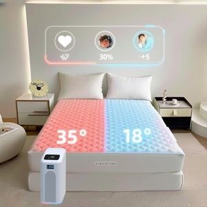 King Size Dual <b>Temperature</b> Control Heating and Cooling Mattress Pad <b>Cover</b> for Sleep Deprivation and Sleep Disorders - Product Image 5