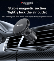 Support de téléphone magnétique pour voiture Yesido 360 Rotation Strong Magnetic Suction Barb Lock Air Outlet Magnetic Car Air Vent Phone Holder C252