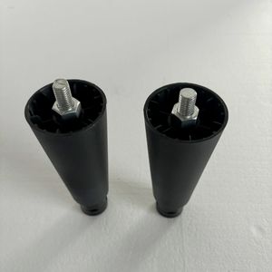 מטבח רגליים מתכווננות רגליים שחורות שולחן פלסטיק מתאים רגליים פלסטיק לרהיטים מטבח סביב הרגליים מרוצפים - Product Image 6