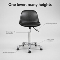 Chaise de bar minimaliste réglable et antistatique avec dossier rotatif, vente directe d'usine, pour atelier culinaire