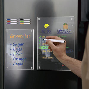 <span class=keywords><strong>Tableau</strong></span> de planification hebdomadaire magnétique en acrylique écologique YOYI, <span class=keywords><strong>tableau</strong></span> d'affichage transparent en plastique <span class=keywords><strong>effaçable</strong></span> pour messages et notes - Product Image 2