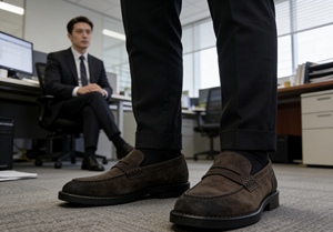 Mocassins de conduite décontractés pour hommes <span class=keywords><strong>HZ</strong></span> 2026 Premium, à enfiler, respirants, avec empeigne en PU et semelle extérieure en TPR résistante pour l'été - Product Image 5