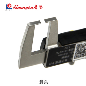 Guanglu Đầu phẳng hiển thị kỹ thuật số bên ngoài CALIPER 150/200/300mm hình trụ đầu chính xác cao Vernier 0.01 - Product Image 2