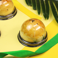 Boîte de rangement transparente de qualité alimentaire pour gâteaux, pâtisseries, gâteaux de lune, et mini-gâteaux, idéale pour les feuilletés au jaune d'œuf
