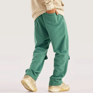 Pantalons cargo pour hommes Pantalons décontractés multi-poches grande taille Pantalons droits d'extérieur pour hommes - Product Image 3