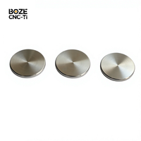 Disques ronds en titane pur ou en titane Ti6Al4V personnalisés, usinés avec précision par CNC, forgés, pièces en titane