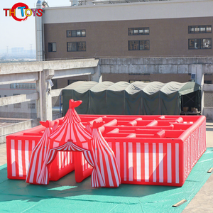 Juego Deportivo Inflable de Laberinto de Circo para Diversión al Aire Libre - Product Image 1