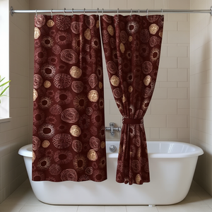 Cortina de Ducha Zuri de 215 cm x 278 cm, Impresión Digital, Tela Moderna de Estilo Bohemio, Lavable, Decoración para Baño - Product Image 2