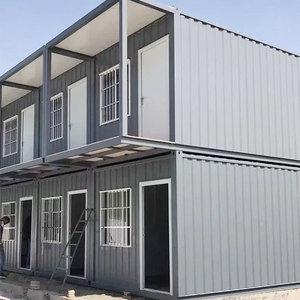Casa Contenedor Prefabricada, Panel Sándwich Rectangular, Fácil Instalación, Uso en Oficinas de Construcción - Product Image 2