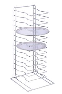 Scaffale per <span class=keywords><strong>Pizza</strong></span> in metallo rettangolare resistente - Product Image 4