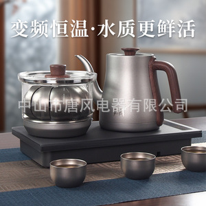 Tetera eléctrica de titanio puro estilo Tang con control de temperatura y apagado automático 215X215X230 mm - Product Image 4