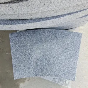 Customized China Natural Sesame Ash Granite G343 Polished Capstone Flamed Slabs Tiles Project Cut To Sizes