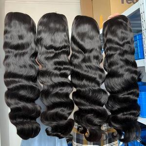 Mejor Proveedor de Pelucas de Cabello Humano con Frente de Encaje, Peluca Frontal de Encaje Completo HD 15A al por Mayor, Cabello Virgen Indio 100% - Product Image 5