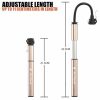 Pompe à vélo de montagne BAIMEI mini légère haute pression avec valve 120 PSI pour accessoires de gonflage de pneus de vélo