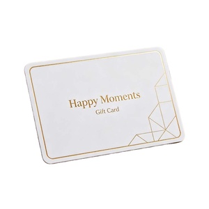 Tarjetas de Regalo de PVC de Estilo Empresarial, Duraderas y con Diseño Especial, con Estampado en Relieve y UV Localizado, Nos Encargamos de que las Tengas - Product Image 1