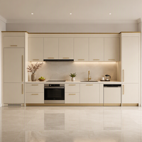 Meubles de cuisine sur mesure de luxe en bois massif et MDF laqué, armoires de cuisine modernes modulaires pour villas et appartements – Fabricant