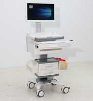 Chariot pour ordinateur portable tout-en-un multifonctionnel en ABS durable, idéal pour la surveillance des postes d'infirmières, chariot d'hôpital pour instruments médicaux