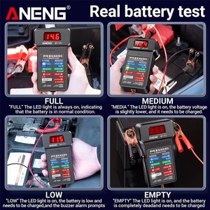 เครื่องทดสอบแบตเตอรี่อเนกประสงค์ ANENG BT-171 สำหรับอุตสาหกรรมซ่อมบำรุงยานยนต์ พร้อมหน้าจอดิจิตอล รองรับไฟ 12V/220V มาตรฐาน IP55 - Product Image 3
