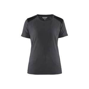 BLAKLADER - 347910429699XXXL T-shirt femme Gris moyen/Noir-EAN 7330509814840 T-SHIRTS ET POLO DE TRAVAIL - Product Image 1
