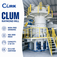 Broyeur à rouleaux vertical ultrafin Clirik CLUM 3000Mesh, moulin à micro-poudre haute précision pour l'industrie des revêtements et du papier