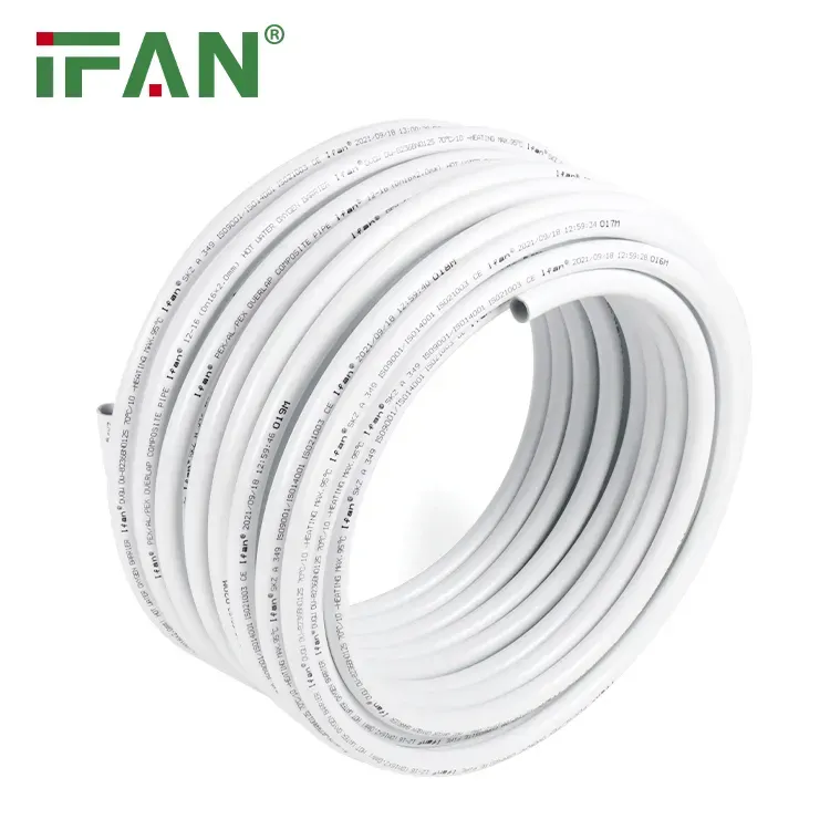 IFAN Factory Supply Pex Al Pex Pipe Plumbing Water Tube Flexible Floor Heating Plastic Tubing Multilayer Composite Pex Pipe