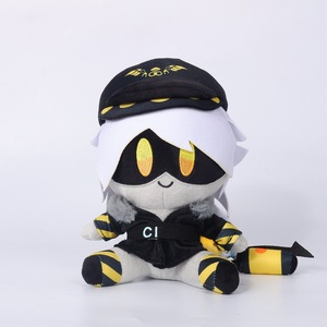 Peluche personalizzato Murder Uzi Drones, simpatico cuscino a forma di corvo, giocattolo morbido e coccoloso, bambola imbottita Murder Uzi Doorman - Product Image 3