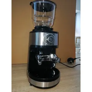 Electric Coffee Grinder 250g Large Hopper Capacity Adjustable Thickness Cafe Grinder Use For Home And Commercial