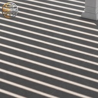 Pergola en aluminium Porphyry Plum avec toit à lames motorisées, bioclimatique, pour jardin extérieur, gazebo imperméable