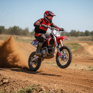 Moto tout-terrain 49cc pour enfants, moto à essence 2 temps, <span class=keywords><strong>mini</strong></span> moto de cross à 2 roues, 40-60 km/h - Product Image 1