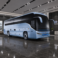 Autocar Sunlong à moteur diesel avec assistance à la conduite intelligente ADAS, 45 places, nouveau bus interurbain transfrontalier longue distance, en vente en Chine