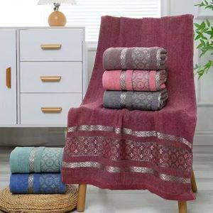 Ensemble de serviettes de bain rectangulaires pour adultes, 100% coton tissé, couleur unie, séchage rapide, écologiques - Product Image 3