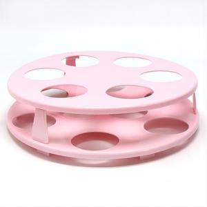 Boîte à cupcake personnalisée en gros Porte-gâteau en plastique avec couvercle et poignée - Product Image 4