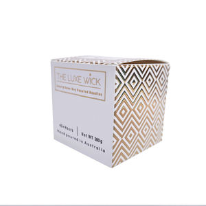 صناديق مربعة لتعبئة مستحضرات التجميل قابلة لإعادة التدوير ، قابلة لإعادة التدوير ، مواد معاد تدويرها من الراديوم الأبيض - Product Image 2