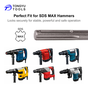 Burin Bêche SDS Max pour Argile 4,33" x 18,5" - Outil pour <span class=keywords><strong>Marteau</strong></span> Perforateur Rotatif pour Creuser Argile, Gravier, Terre, Grès et Aménagement Paysager TE-C - Product Image 6