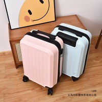 Nouvelle valise à roulettes tendance de 20 pouces, roues pivotantes, grande capacité, en tissu Oxford, bagage de voyage avec serrure à combinaison