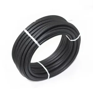 15.8mm 18.5mm 21.2mm 25mm 25.8mm 34.5mm Pvc Conduit Ondulé Noir Orange Tuyau En Plastique Électrique Tube Électrique Flexible