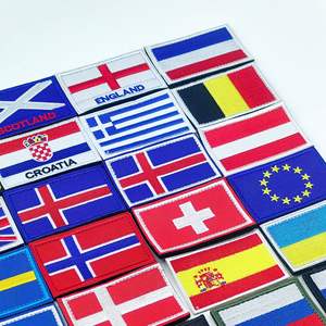 แผ่นป้ายปักลายธงชาติประเทศเล็กๆแผ่นธงประจำชาติ - Product Image 3