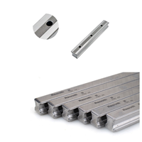 Supports de rail de guidage linéaire robustes pour ascenseur, ronds, 50 mm