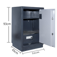 Große intelligente Safe Box Geld Metall Home Security Finger abdruck Safe Box Sicherheit Safe