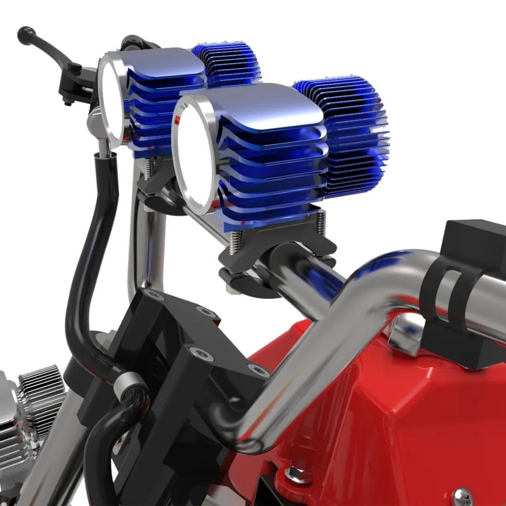오토바이 LED 헤드 라이트 마운트 브래킷 지원 고성능 22-54mm 튜브 클램프 미니 운전 라이트 홀더 야마하 triumph harley