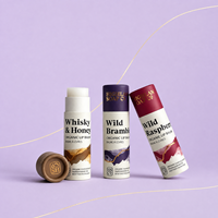 Tube en papier Kraft Push-up biodégradable pour emballage de déodorant solide et baume naturel