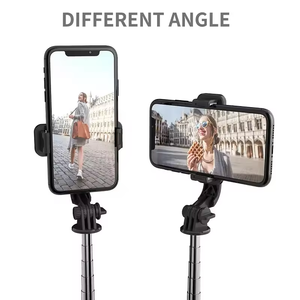 Venta caliente portátil L11 <span class=keywords><strong>Mini</strong></span> Selfie Stick soporte de teléfono de fibra de carbono Control remoto inalámbrico giratorio para usuarios de teléfonos inteligentes - Product Image 5